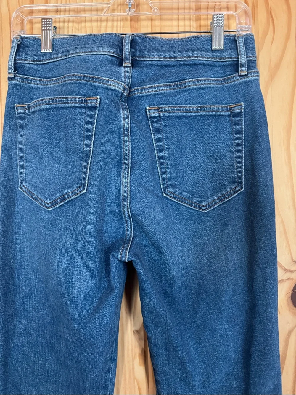 GAP Women's Medium Blue High-Rise Flare Jeans
